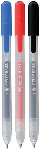 Gelschrijver Sakura Gelly Roll Classic 08 klikfunctie set à 3 kleuren
