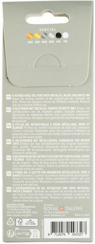 Gelschrijver Sakura Gelly Roll Special 08 klikfunctie set à 6 kleuren-3