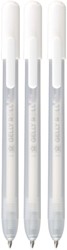Gelschrijver Sakura Gelly Roll Classic 08 klikfunctie set à 3 stuks wit