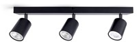 Plafondspot Integral Siena 3 spot IP20 GU10 zwart