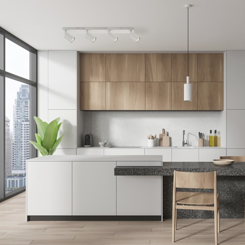 Plafondspot Integral Siena 4 spot IP20 GU10 wit-2