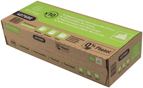 Telrol Exacompta 80mmx76m kern Ø12mm thermisch fenolvrij-2