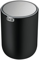 Afvalbak EKO Fandy 2 tafelmodel met swingdeksel 1,5 liter zwart-2