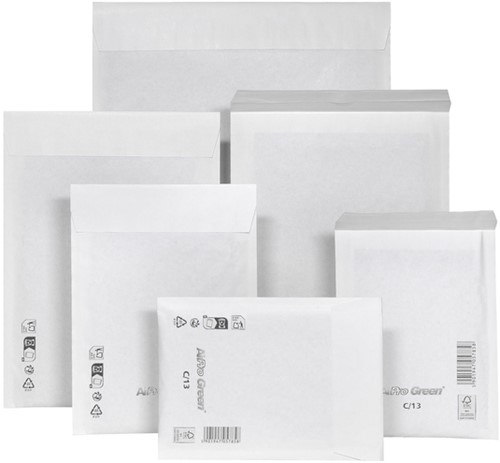 Luchtkussenenvelop AirPro Green IEZZY 17/G 250x350mm wit 100 stuks-2
