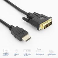 Kabel ACT HDMI DVI 18+1 pin M/M zwart 2 meter-2