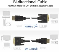 Kabel ACT HDMI DVI 18+1 pin M/M zwart 2 meter-1