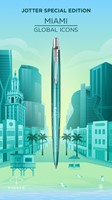 Balpen Parker Jotter special edition Miami turquoise CT medium-4