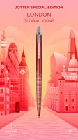 Balpen Parker Jotter special edition London red CT medium-4