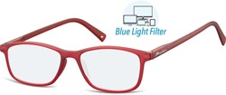 Leesbril  Montana +3.00 dpt blue light filter rood