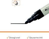 Whiteboardmarker Nobo ronde punt 3mm zwart-3