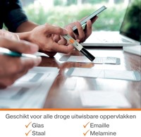 Whiteboardmarker Nobo ronde punt 3mm zwart-13