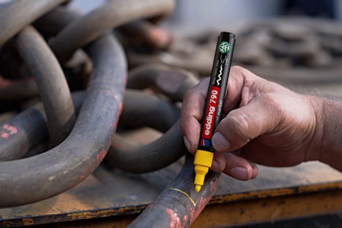 Paintmarker edding 790 op alcoholbasis 2-3mm geel-3