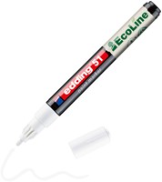Paintmarker edding 51 EcoLine op waterbasis 1-2mm wit-2