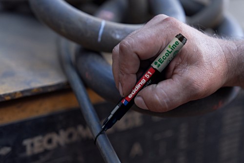 Paintmarker edding 51 EcoLine op waterbasis 1-2mm blauw-3