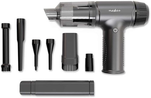 Handstofzuiger / luchtblazer Nedis 90W oplaadbaar zwart-2