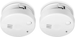 Rookmelder Alecto mini 2 stuks met 5 jaar batterij SA102 wit
