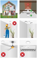 Rookmelder Alecto mini met 5 jaar batterij SA100 wit-3