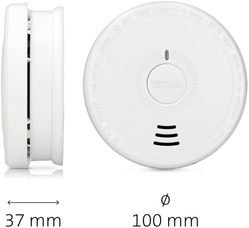 Rookmelder Alecto 2 stuks SA20 wit-3