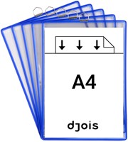 Zichtpanelenframe hangend Tarifold A4 blauw 5 stuks-2