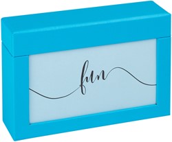 Fotobox walther design Fun 10x15cm 100 foto's oceaan blauw
