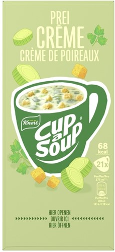 Cup-a-Soup Knorr prei-crème 21x175ml-2