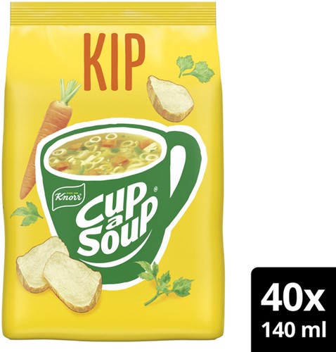 Cup-a-Soup Knorr machinezak kip 140ml