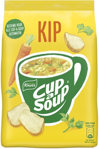 Cup-a-Soup Knorr machinezak kip 140ml-2