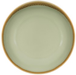 Bord Olympia Kiln coupe Ø23cm 6 stuks mosgroen