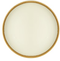 Bord Olympia Kiln coupe Ø23cm 6 stuks zandsteen