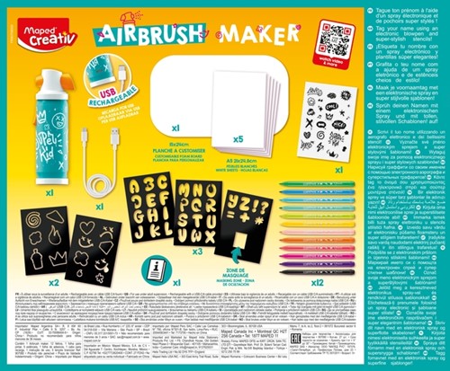 Airbrush Maker Maped Creativ set à 27 delen-3