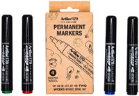 Permanent marker Artline 170 Dry Safe Eco rond medium ass 4 stuks