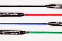 Permanent marker Artline 190  Dry Safe Eco schuin 2-5mm assorti 4 stuks-1