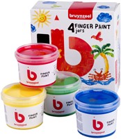 Vingerverf Bruynzeel Kids set à 4 kleuren-2