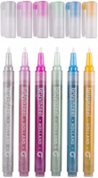 Viltstift Bruynzeel Kids pastel zilver goud set à 6 glitterkleuren-3