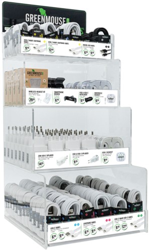 Kassadisplay Green Mouse telefoonaccessoires