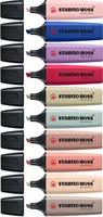Markeerstift STABILO Boss Wildflower & Nature Colors ass deskset 10st-10