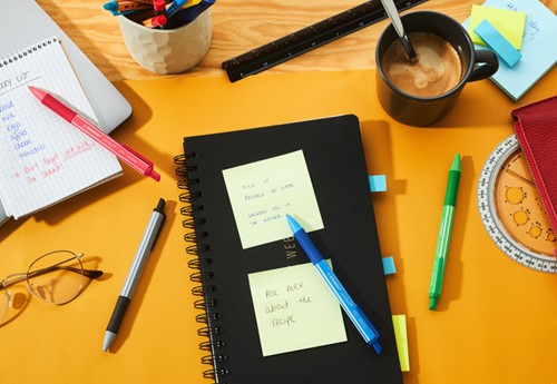 Balpen STABILO pointball colorful medium zwart-3