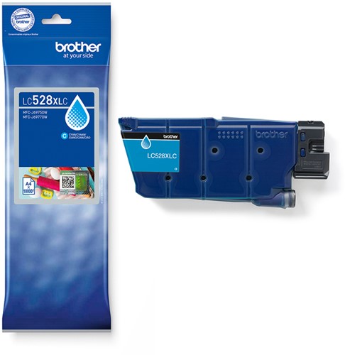 Inktcartridge Brother LC-528XLC blauw-2