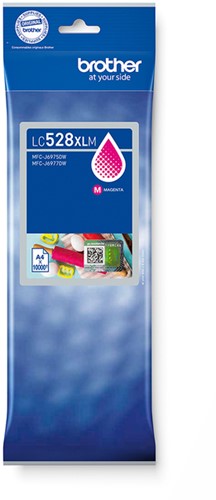 Inktcartridge Brother LC-528XLM rood