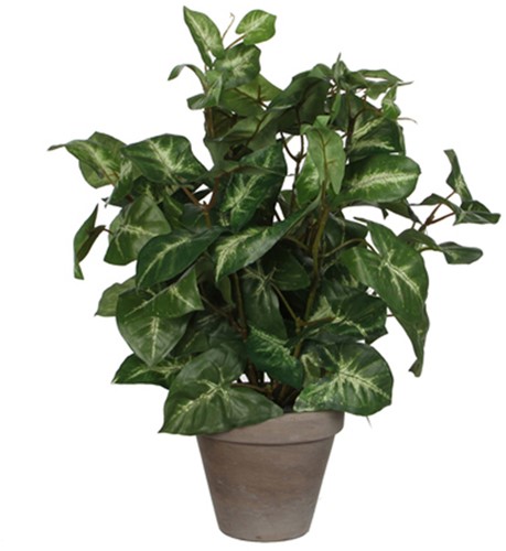 Kunstplant Mica Syngonium groen in pot Ø25 35cm