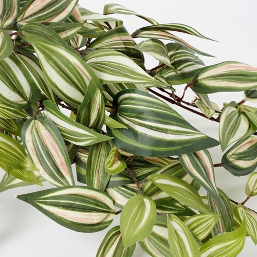 Kunstplant Mica Tradescantia hangend groen Ø25 45cm-2