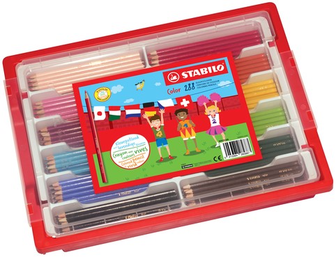 Kleurpotloden STABILO Color assorti classpack à 288 stuks