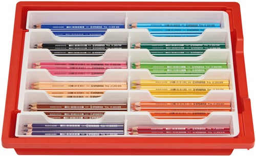 Kleurpotloden STABILO 203 Trio dik assorti classpack à 96 stuks-2