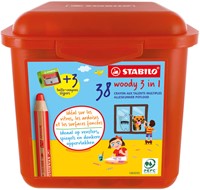 Kleurpotloden STABILO 882 woody 3 in 1 incl 3 slijpers classpack 38st-1