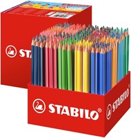 Kleurpotloden STABILO 203 Trio dik assorti classpack à 300 stuks