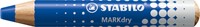 Whiteboardpotlood STABILO MARKdry incl 2 slijpers blauw classpack 30st-9
