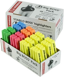 Markeerstift STABILO BOSS Original 70 assorti classpack à 48 stuks