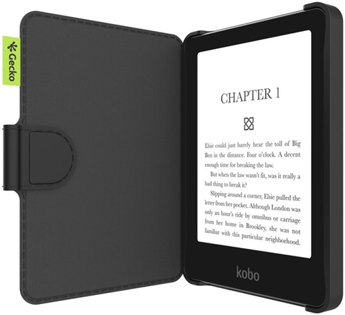 Beschermhoes Gecko Kobo Clara & Tolino zwart-3