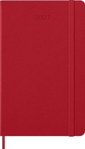Agenda 2027 Moleskine 12M Planner Weekly 7dagen/1pagina large hc scarlet red-2
