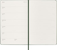 Agenda 2027 Moleskine 12M Planner Weekly 7dagen/1pagina large hc myrtle green-3